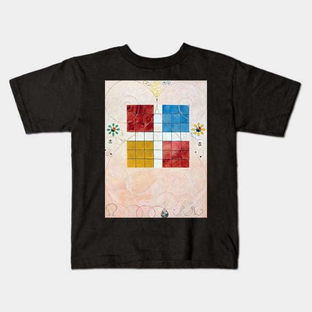 High Resolution Hilma af Klint Group Iv No 10 Old Age 1907 Kids T-Shirt by tiokvadrat